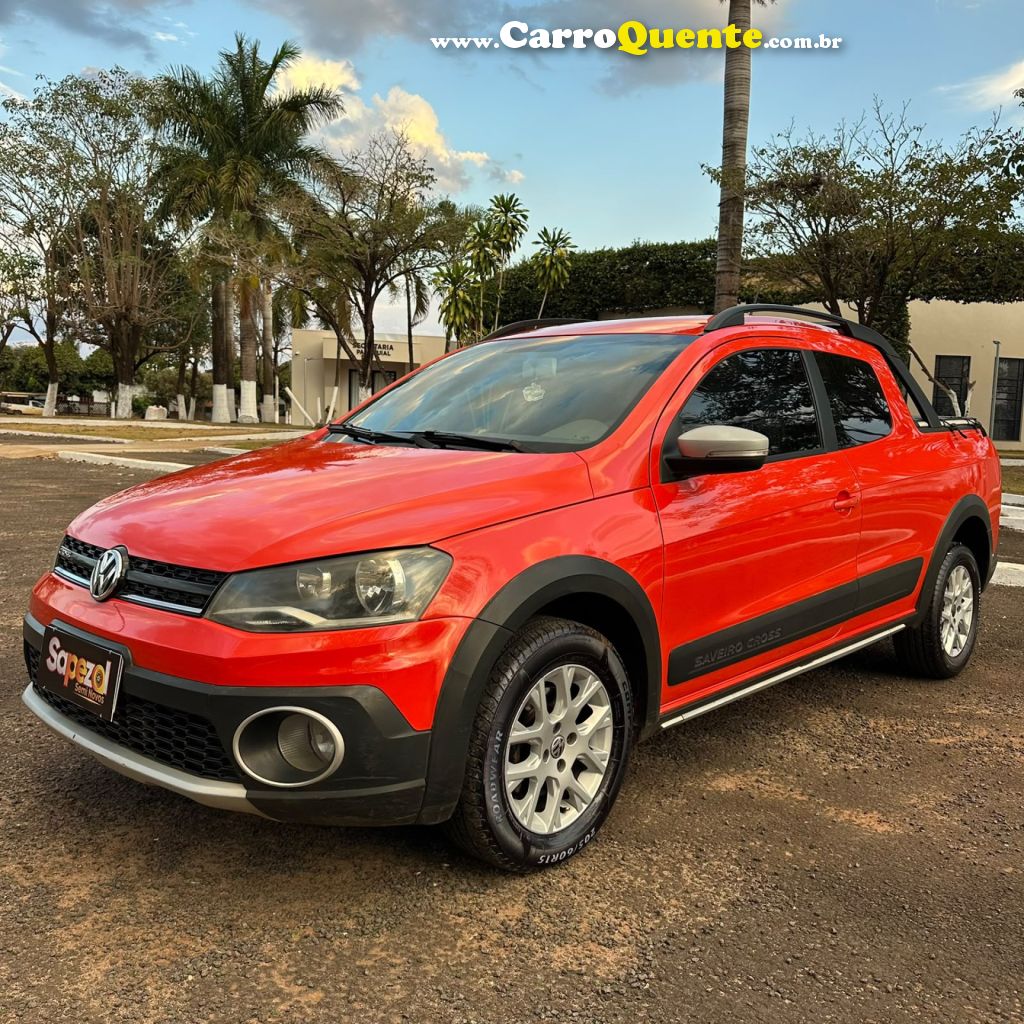 VOLKSWAGEN   SAVEIRO CROSS 1.6 T.FLEX 16V CD   LARANJA 2015 1.6 FLEX - Loja