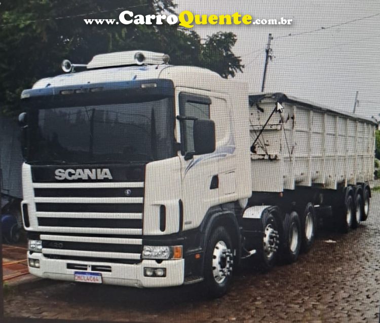 Scania R 124 R-124 LA 420 6x2 NA + Basculante - Loja