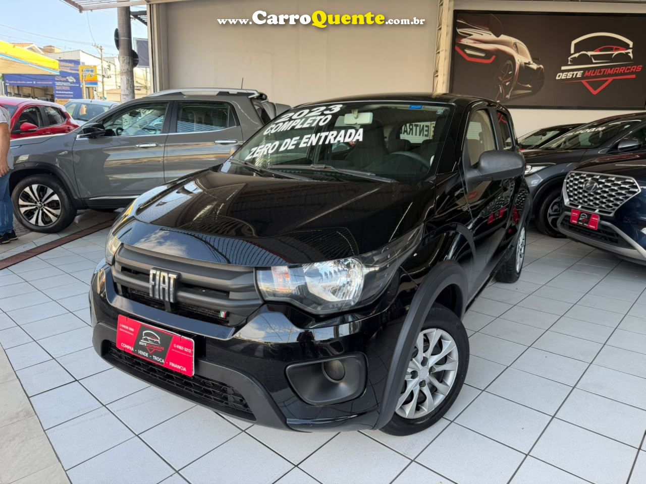 FIAT   MOBI LIKE 1.0 FIRE FLEX 5P.   PRETO 2023 1.0 FLEX - Loja