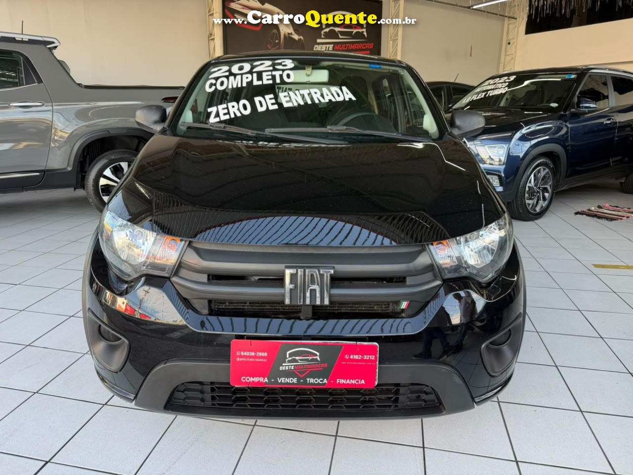 FIAT   MOBI LIKE 1.0 FIRE FLEX 5P.   PRETO 2023 1.0 FLEX - Loja