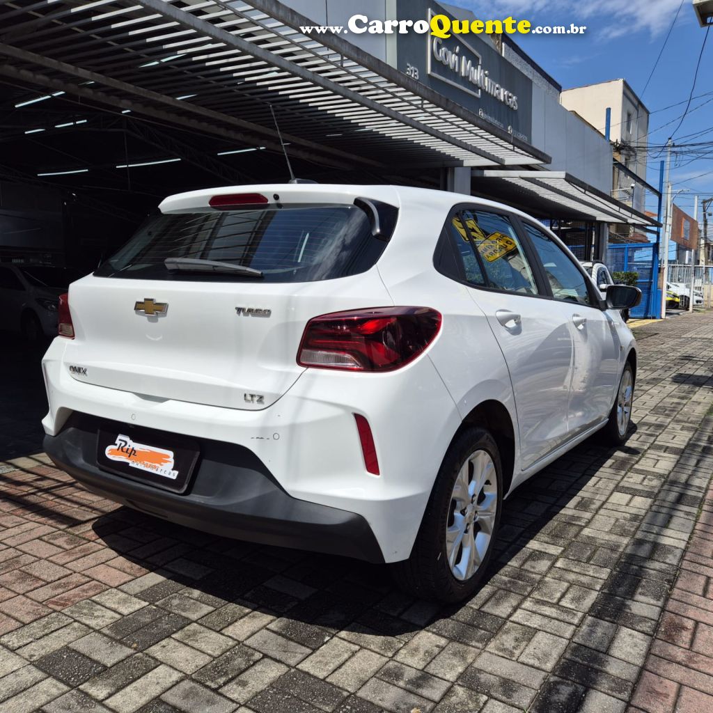 CHEVROLET   ONIX HATCH LTZ 1.0 12V TB FLEX 5P MEC.   BRANCO 2023 1.0 FLEX - Loja