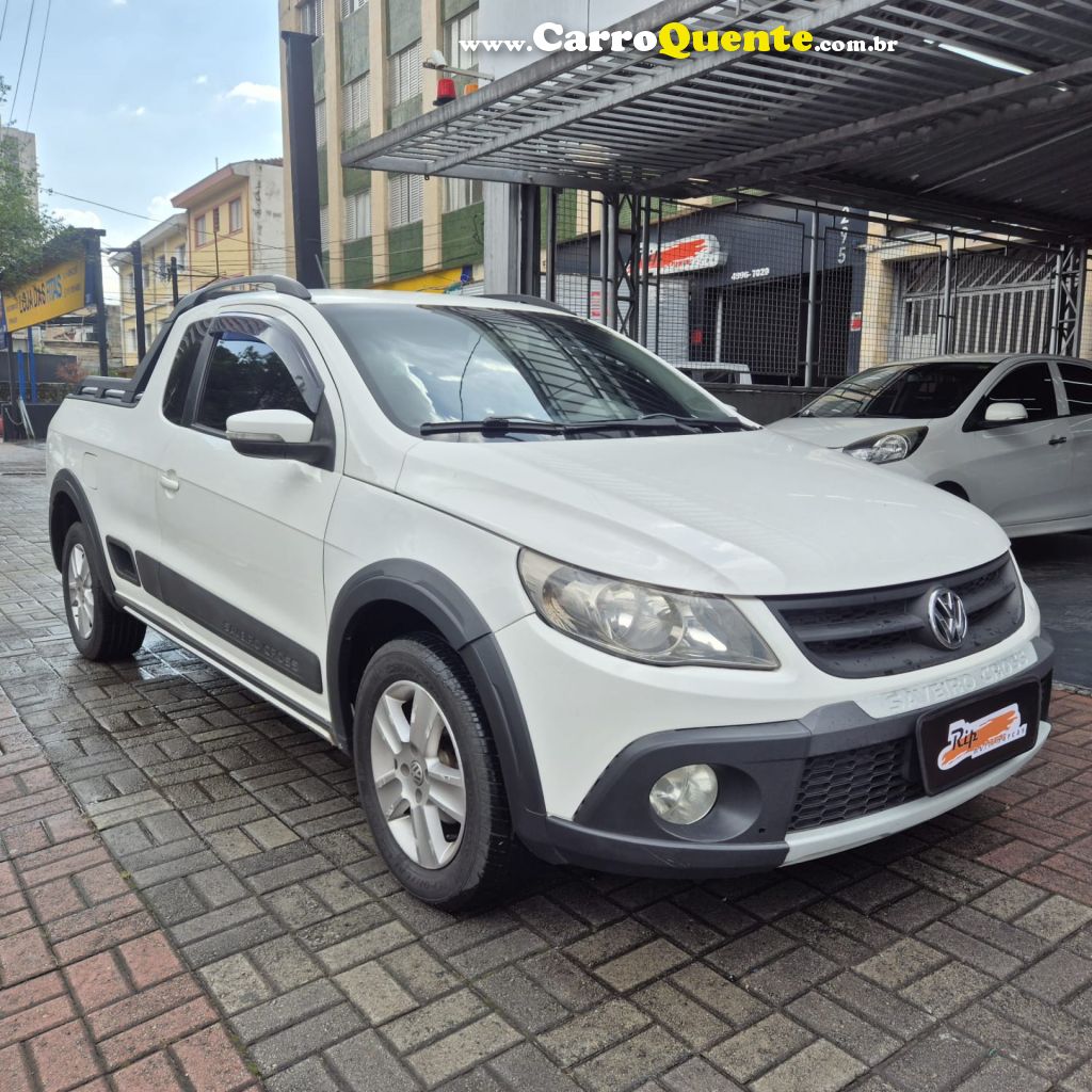 VOLKSWAGEN   SAVEIRO CROSS 1.6 MI TOTAL FLEX 8V CE   BRANCO 2012 1.6 FLEX - Loja