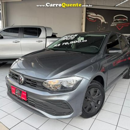 VOLKSWAGEN   POLO TRACK 1.0 FLEX 12V 5P   CINZA 2025 1.0 FLEX