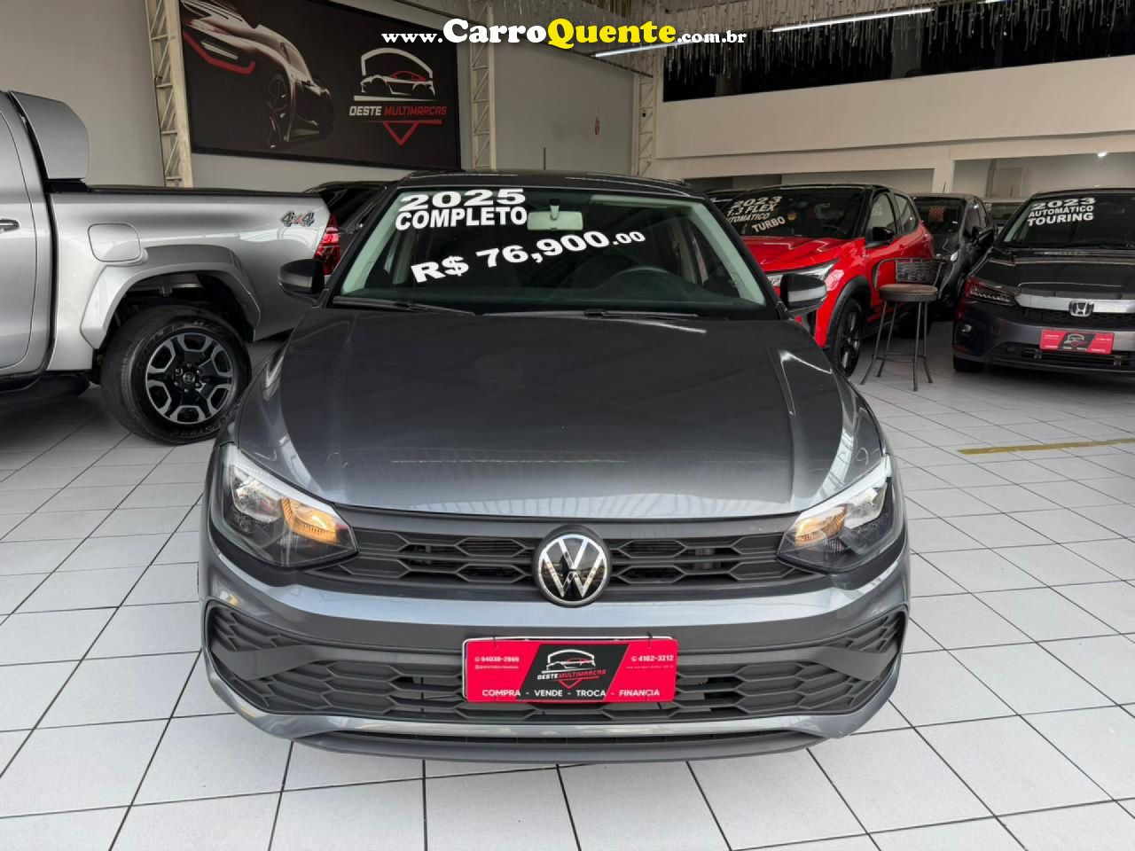 VOLKSWAGEN   POLO TRACK 1.0 FLEX 12V 5P   CINZA 2025 1.0 FLEX - Loja