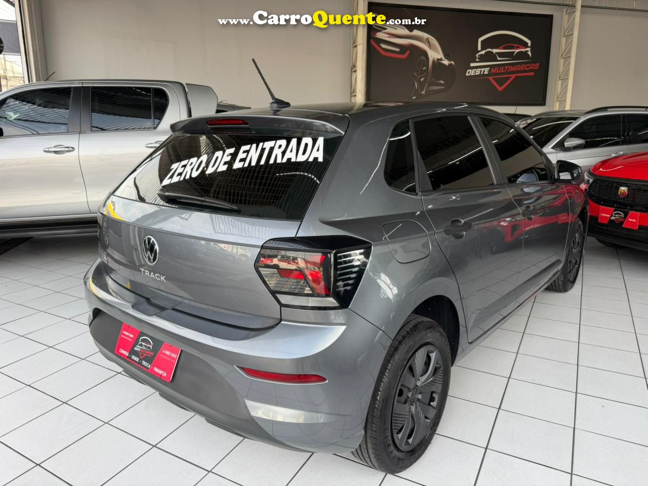 VOLKSWAGEN   POLO TRACK 1.0 FLEX 12V 5P   CINZA 2025 1.0 FLEX - Loja