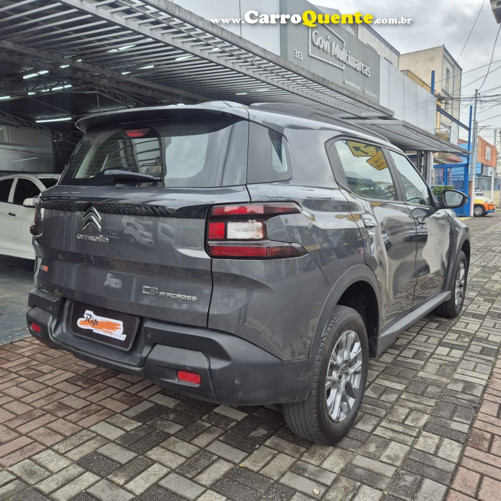 CITROËN   C3 AIRCROSS 1.0 FEEL PACK TB. FLEX AUT .   CINZA 2025 1.0 FLEX - Loja