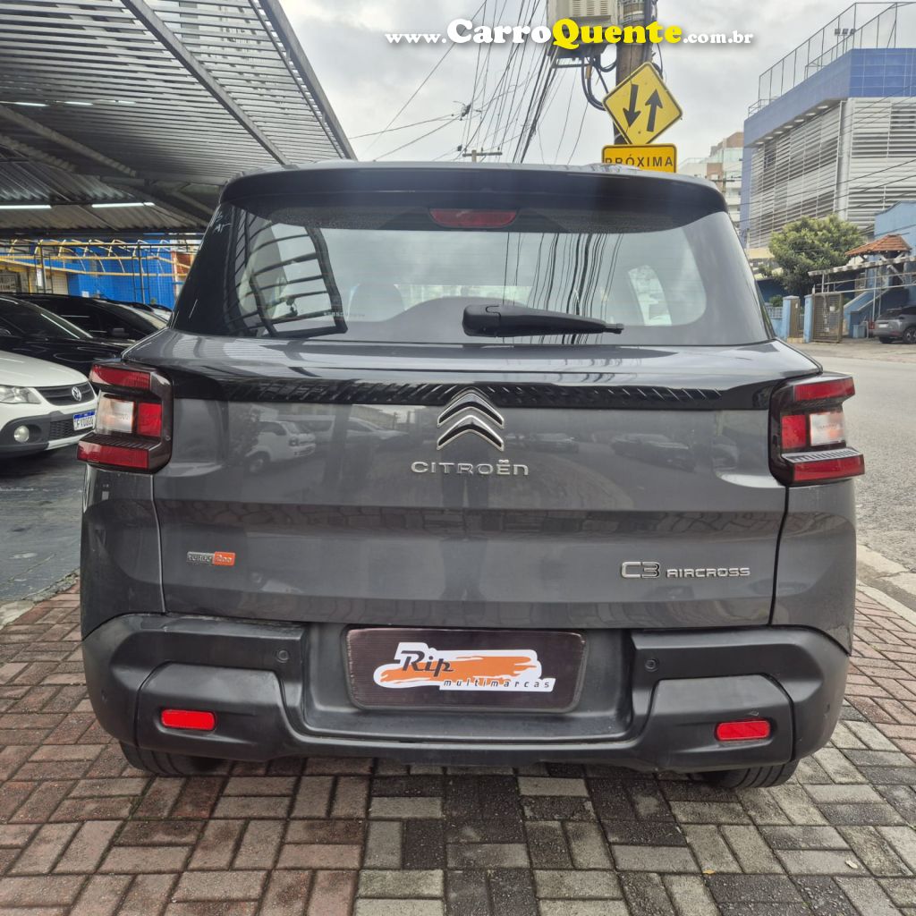 CITROËN   C3 AIRCROSS 1.0 FEEL PACK TB. FLEX AUT .   CINZA 2025 1.0 FLEX - Loja