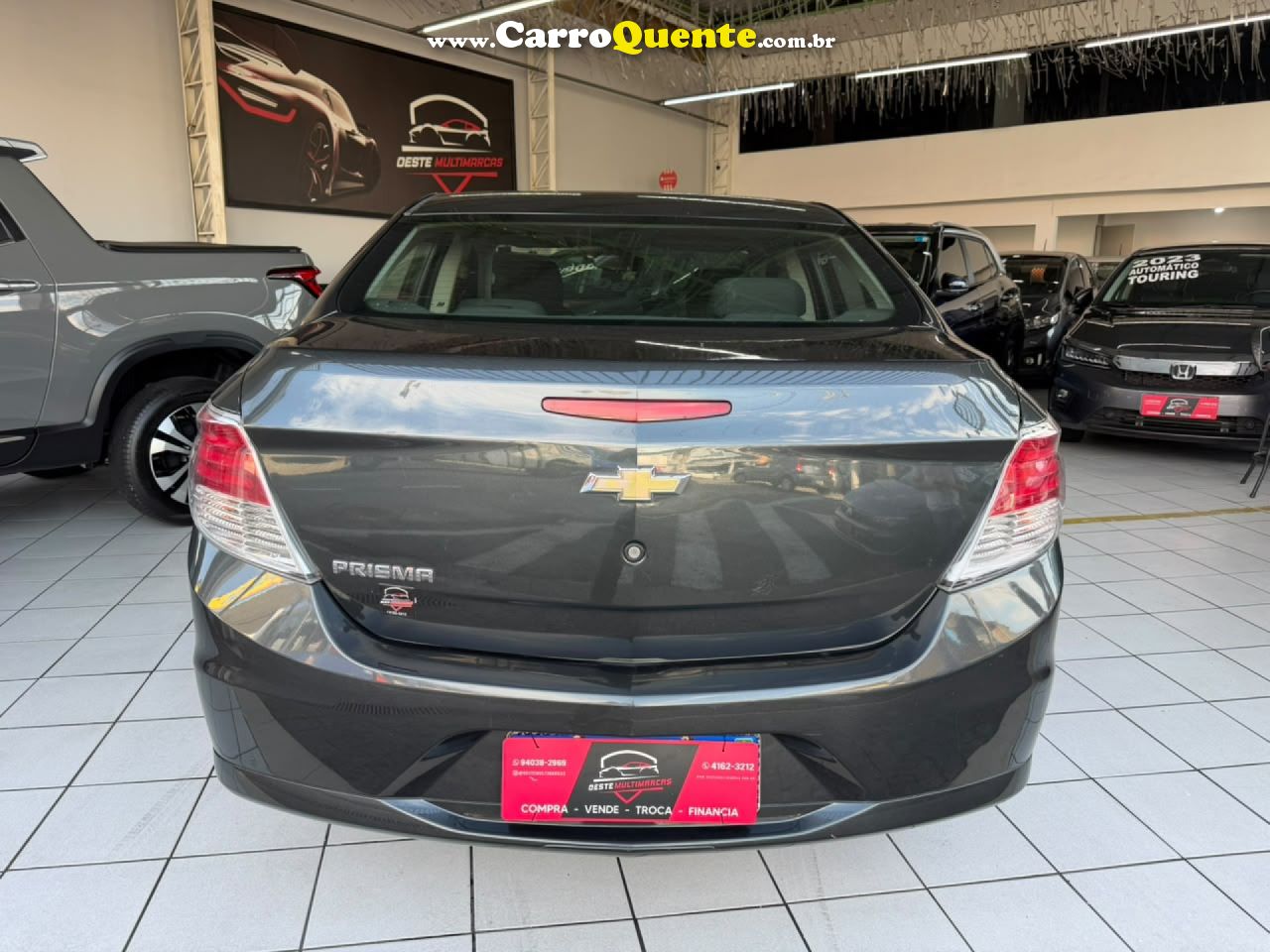 CHEVROLET   PRISMA SED. LT 1.0 8V FLEXPOWER 4P   CINZA 2018 1.0 FLEX - Loja