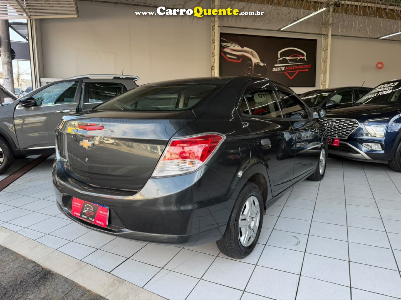 CHEVROLET   PRISMA SED. LT 1.0 8V FLEXPOWER 4P   CINZA 2018 1.0 FLEX - Loja