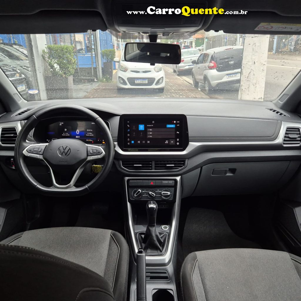 VOLKSWAGEN   T-CROSS 200 TSI 1.0  FLEX 12V 5P AUT.   PRATA 2025 1.0 FLEX - Loja