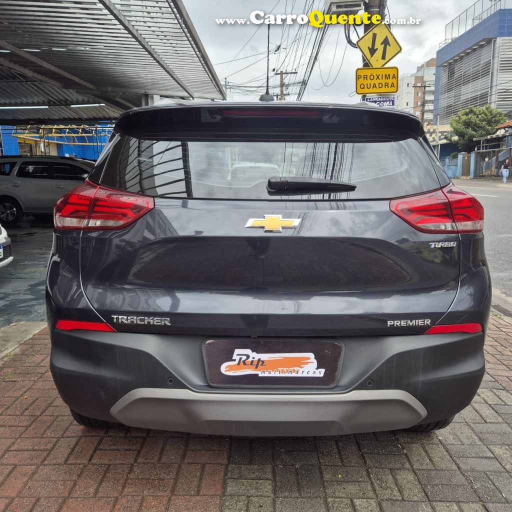 CHEVROLET   TRACKER PREMIER 1.2 TURBO 12V FLEX AUT.   CINZA 2024 1.2 FLEX - Loja
