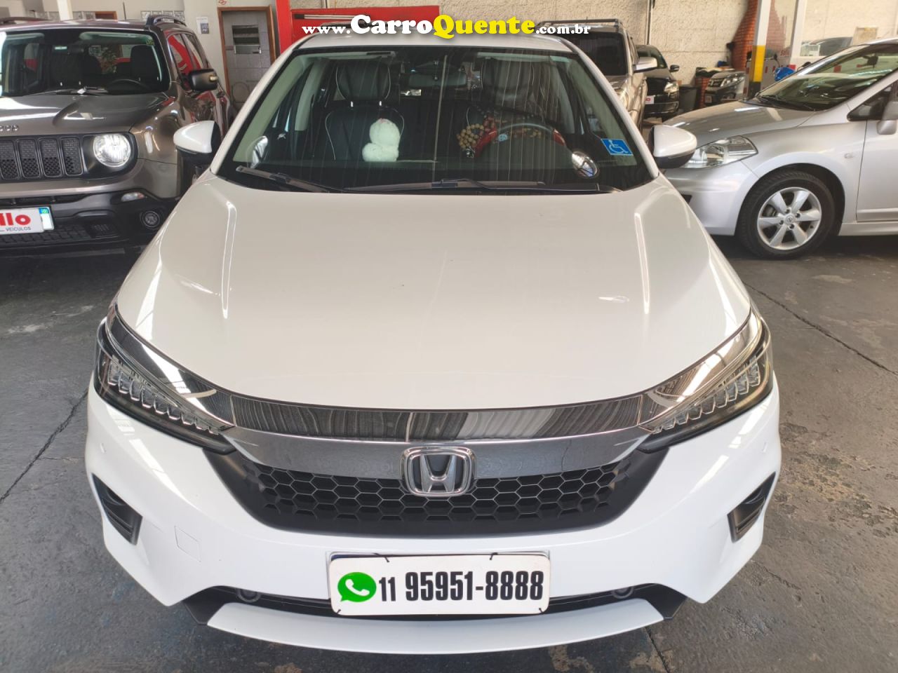HONDA   CITY HATCHBACK TOURING 1.5 FLEX 16V AUT   BRANCO 2023 1.5 FLEX - Loja
