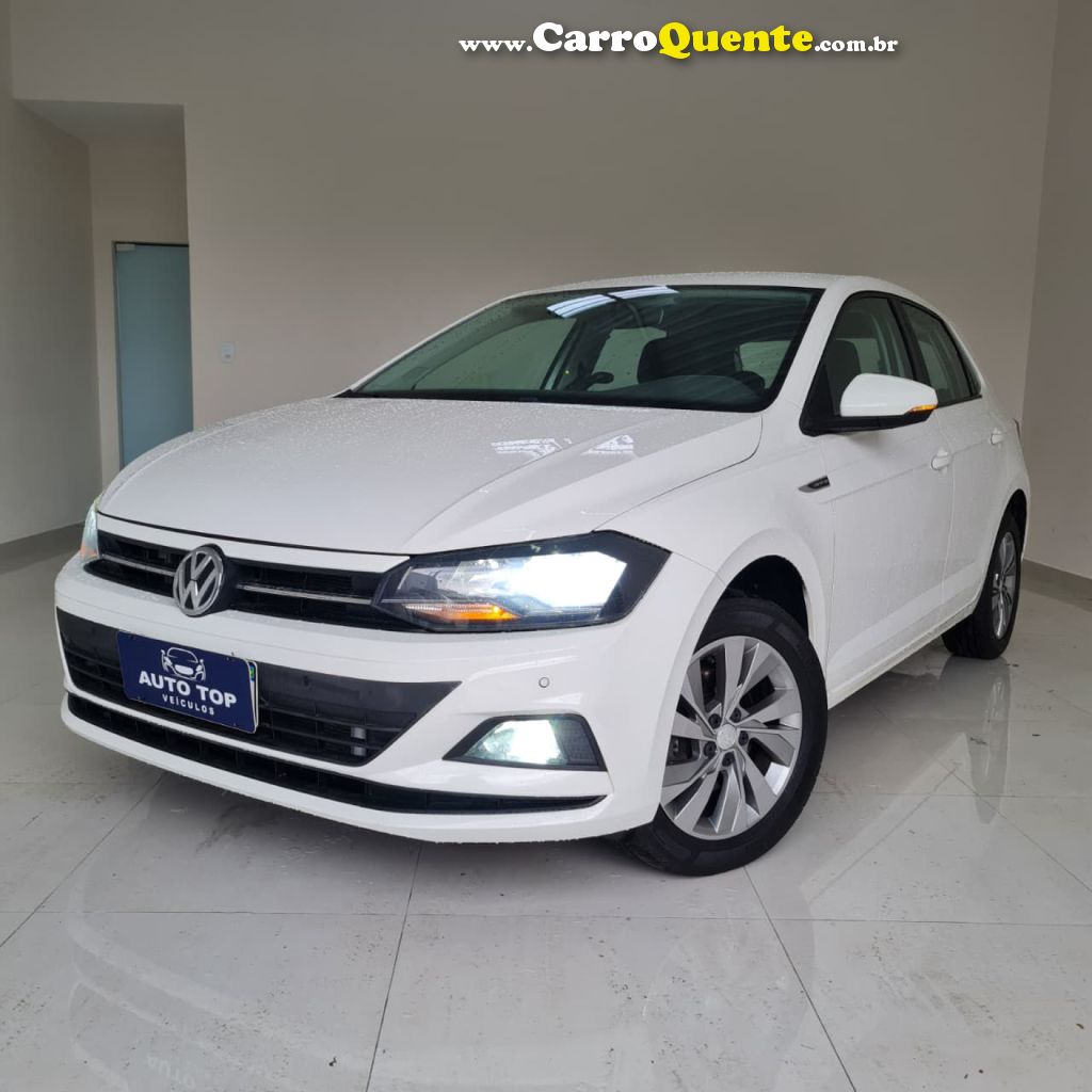VOLKSWAGEN   POLO COMFORT. 200 TSI 1.0 FLEX 12V AUT.   BRANCO 2019 1.0 FLEX - Loja