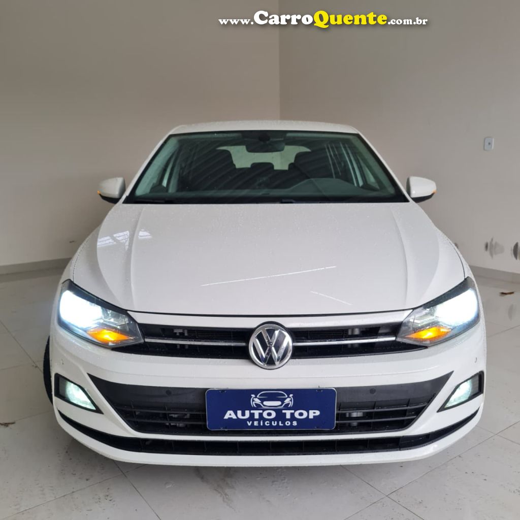 VOLKSWAGEN   POLO COMFORT. 200 TSI 1.0 FLEX 12V AUT.   BRANCO 2019 1.0 FLEX - Loja
