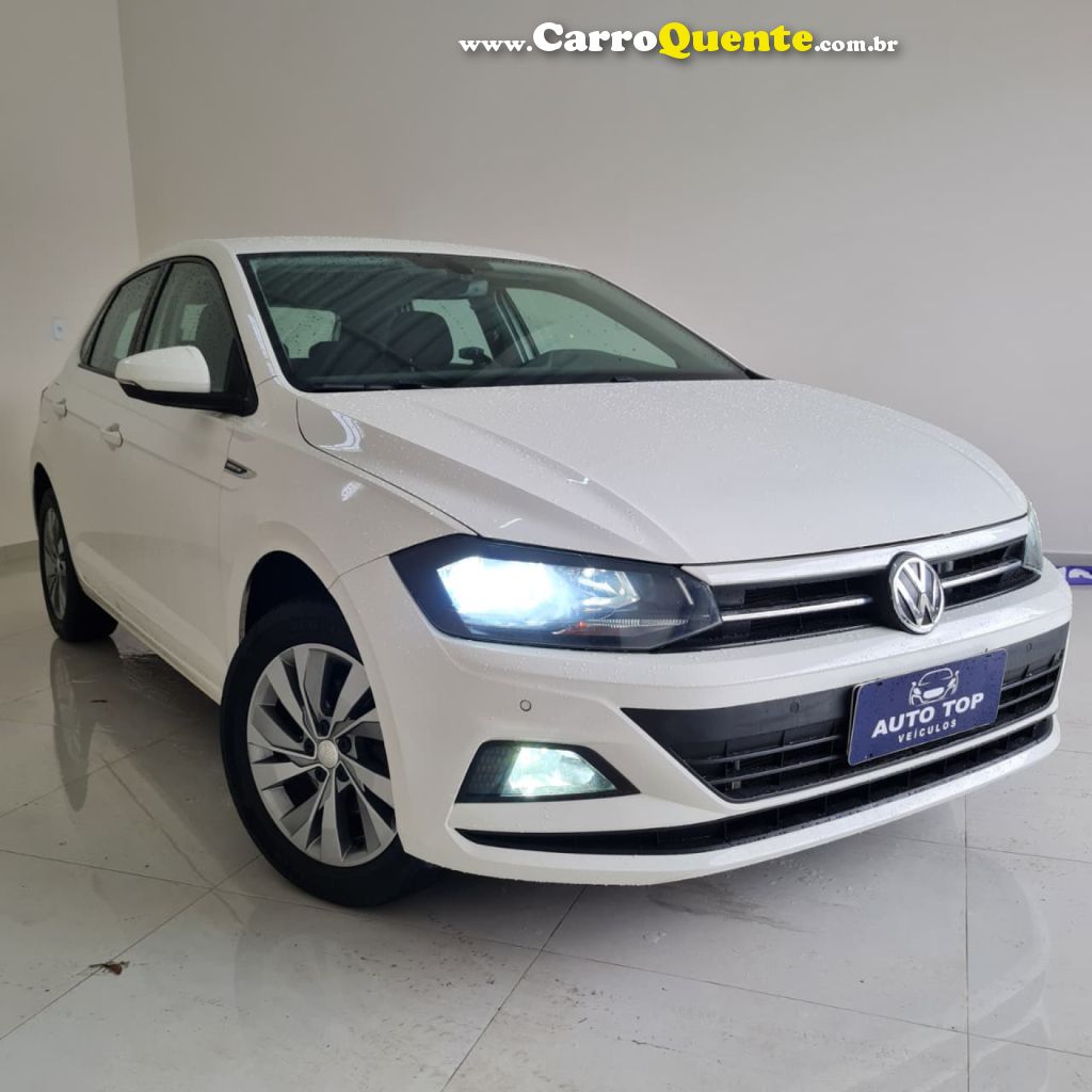 VOLKSWAGEN   POLO COMFORT. 200 TSI 1.0 FLEX 12V AUT.   BRANCO 2019 1.0 FLEX - Loja