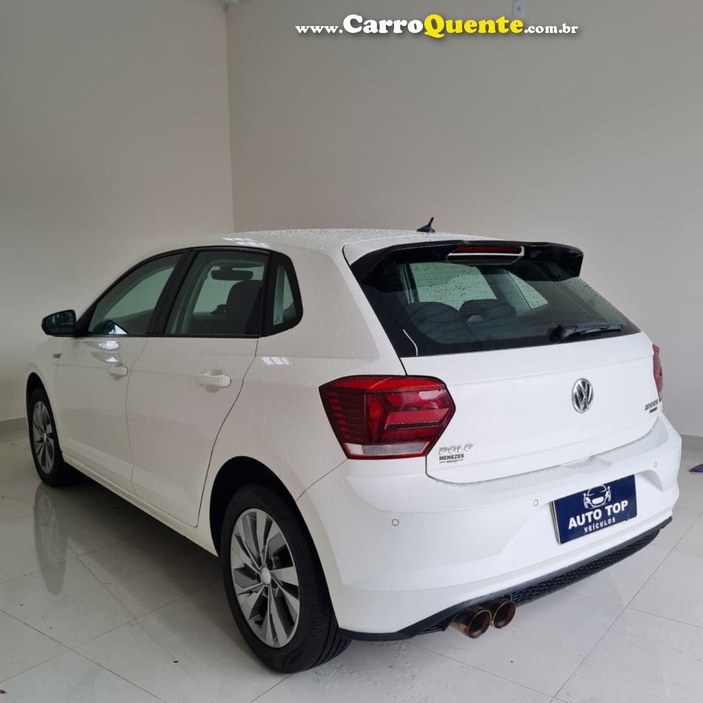 VOLKSWAGEN   POLO COMFORT. 200 TSI 1.0 FLEX 12V AUT.   BRANCO 2019 1.0 FLEX - Loja