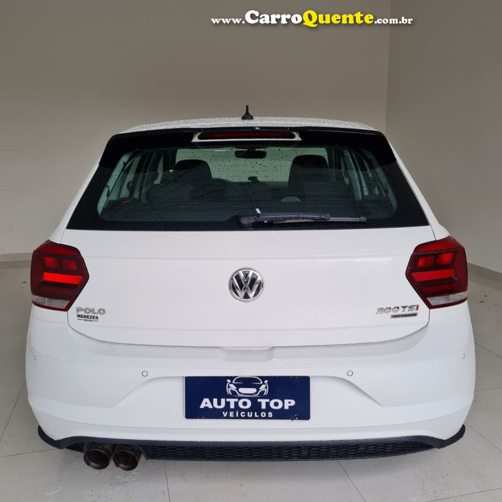 VOLKSWAGEN   POLO COMFORT. 200 TSI 1.0 FLEX 12V AUT.   BRANCO 2019 1.0 FLEX - Loja