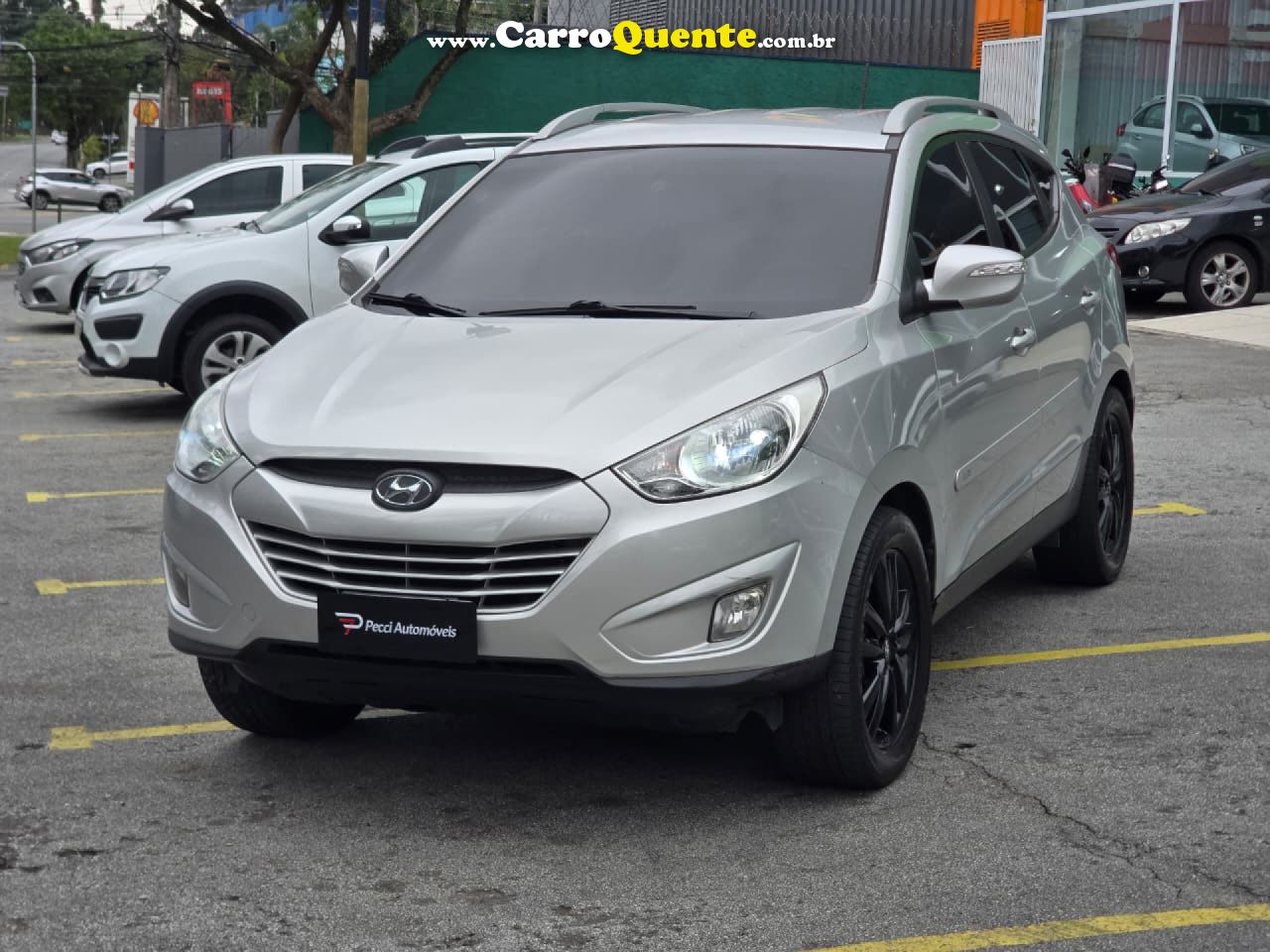 HYUNDAI   IX35 GLS 2.0 16V 2WD FLEX AUT.   PRATA 2014 2.0 FLEX - Loja