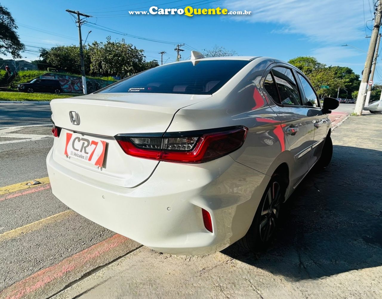 HONDA   CITY SEDAN TOURING 1.5 FLEX 16V 4P AUT.   BRANCO 2023 1.5 FLEX - Loja