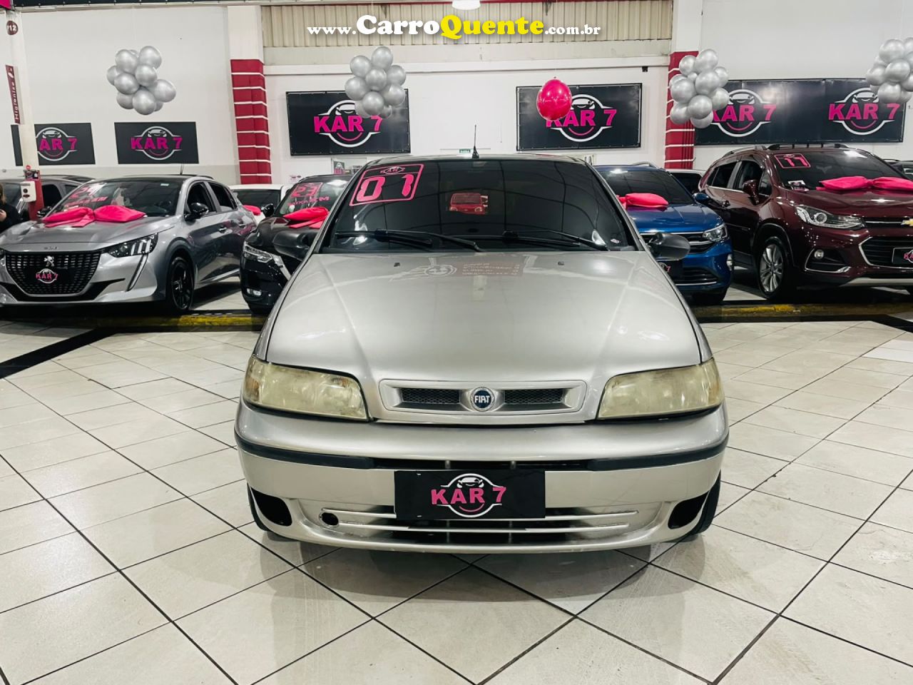FIAT   PALIO EX 1.0 MPI 4P   CINZA 2000 1.0 GASOLINA - Loja
