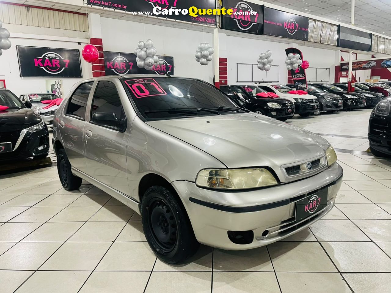 FIAT   PALIO EX 1.0 MPI 4P   CINZA 2000 1.0 GASOLINA - Loja