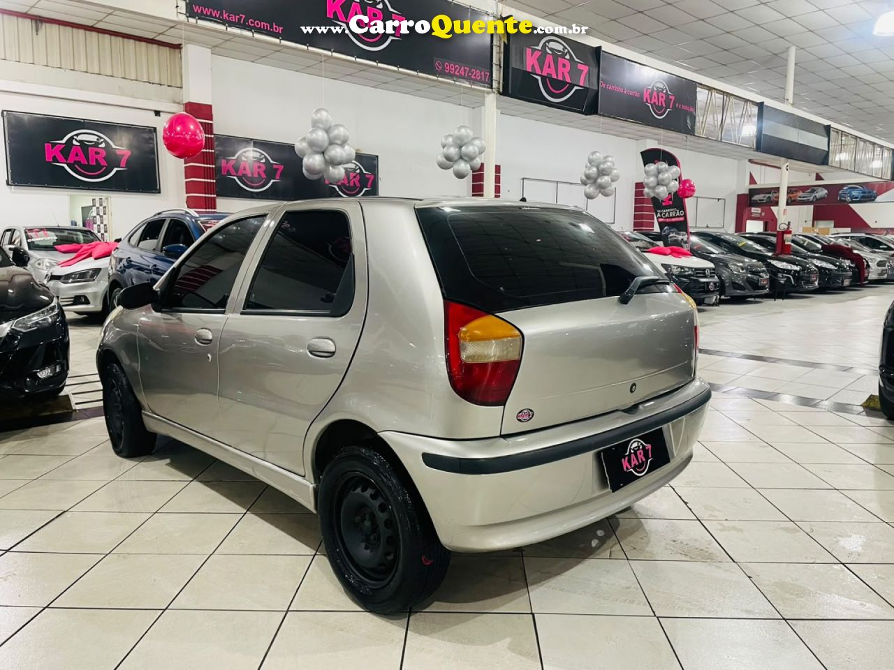 FIAT   PALIO EX 1.0 MPI 4P   CINZA 2000 1.0 GASOLINA - Loja