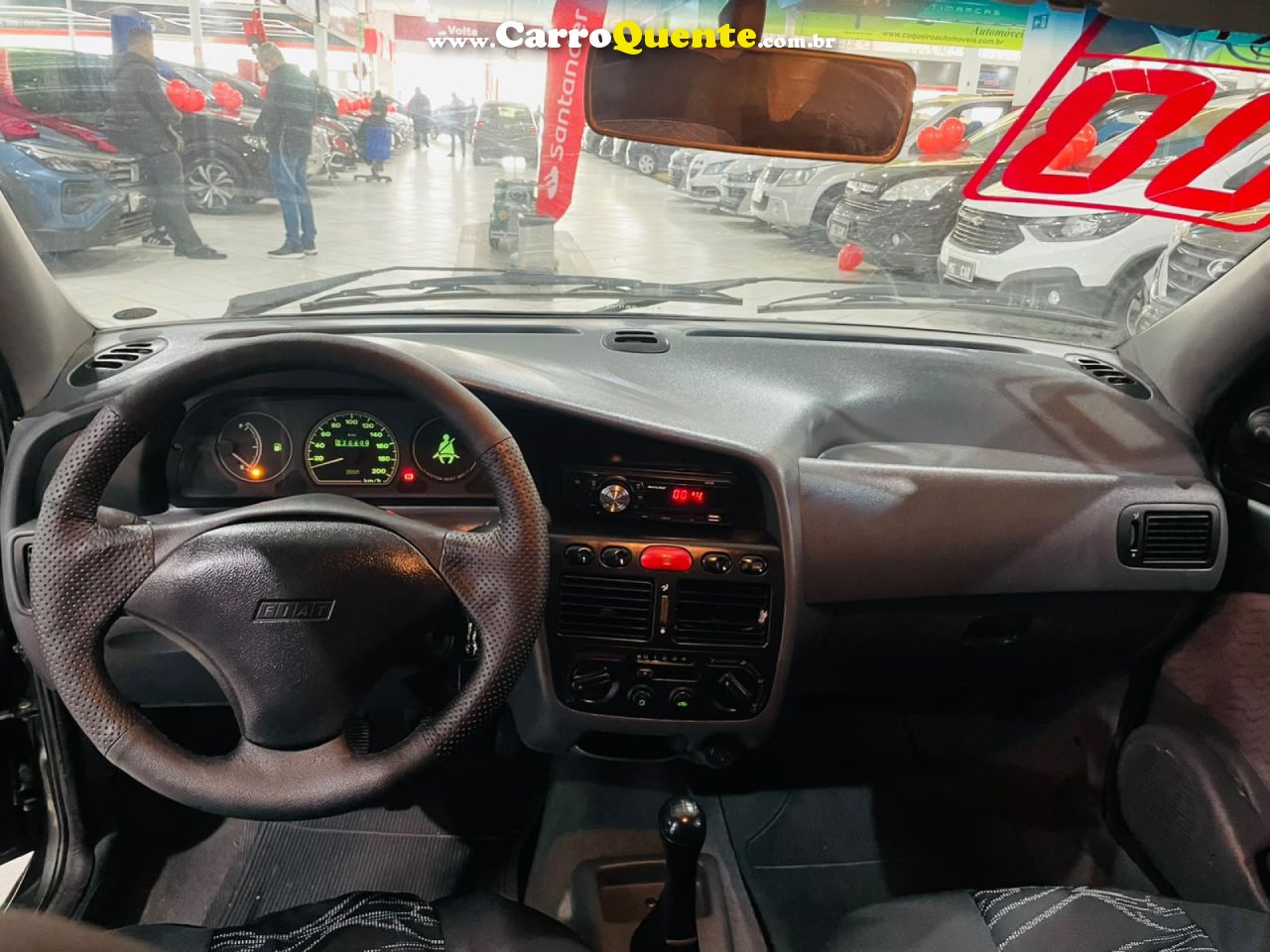 FIAT   PALIO EX 1.0 MPI 4P   CINZA 2000 1.0 GASOLINA - Loja