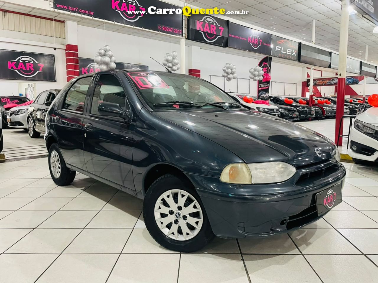 FIAT   PALIO EX 1.0 MPI 4P   CINZA 2000 1.0 GASOLINA - Loja