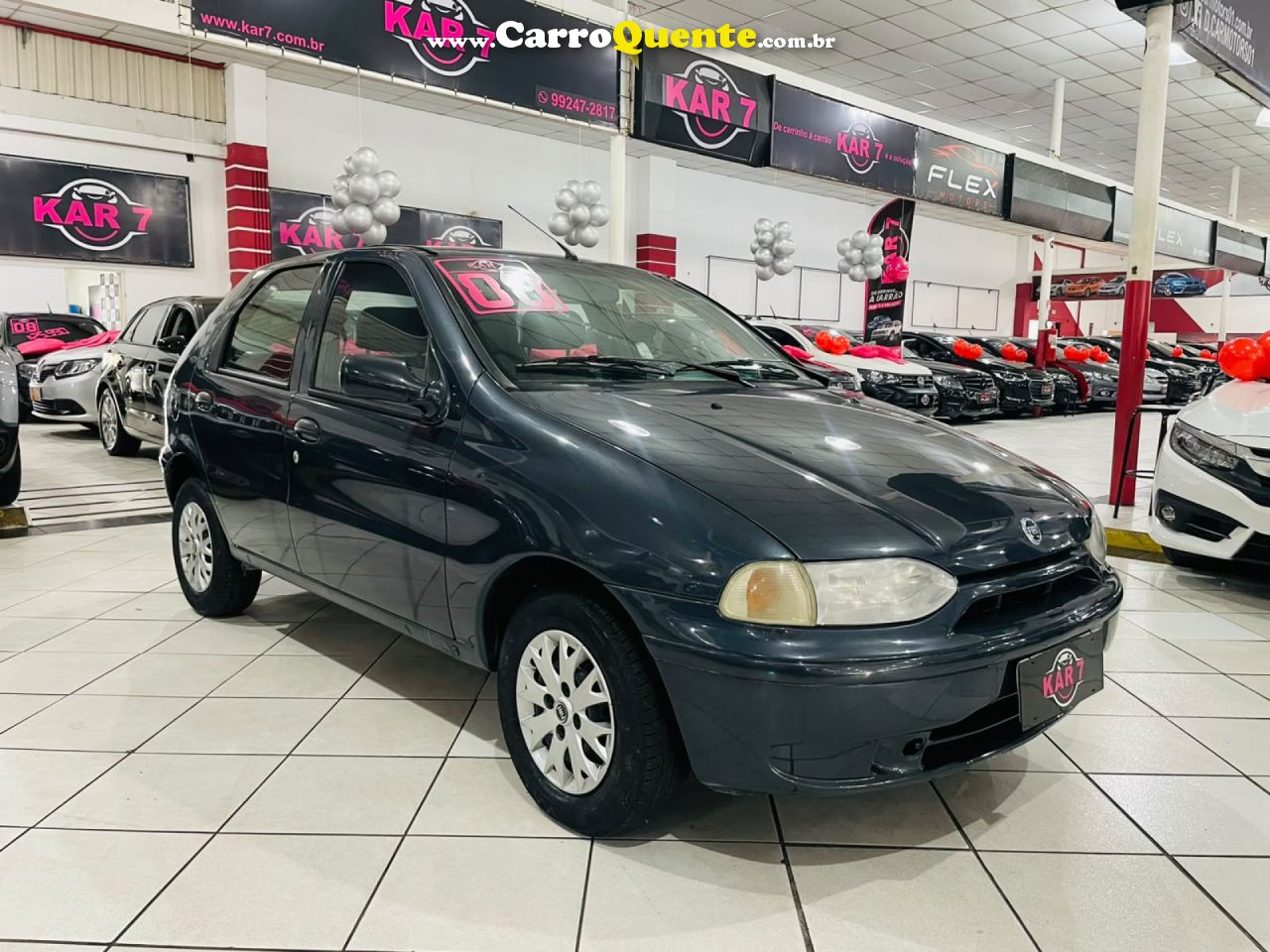 FIAT   PALIO EX 1.0 MPI 4P   CINZA 2000 1.0 GASOLINA - Loja