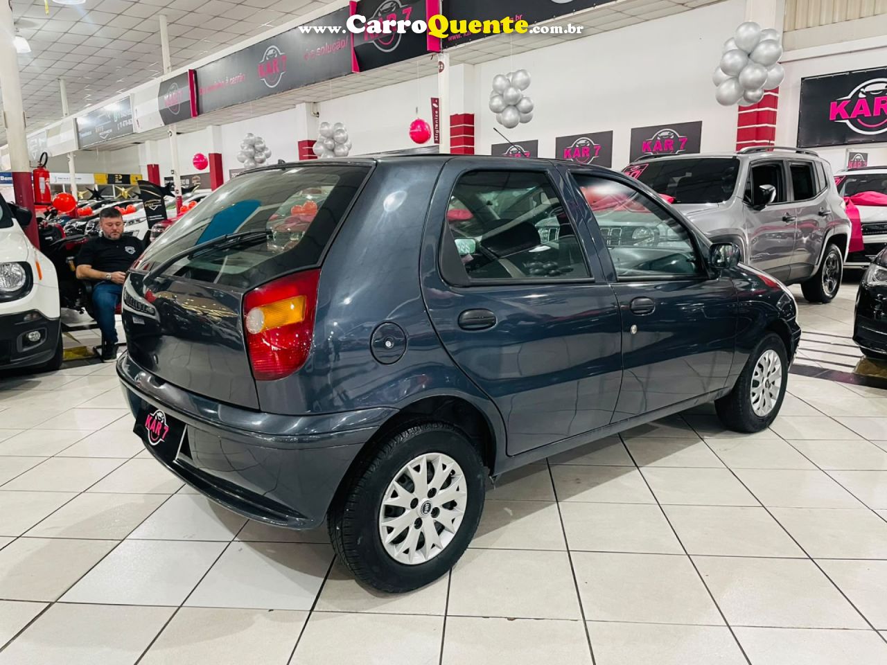 FIAT   PALIO EX 1.0 MPI 4P   CINZA 2000 1.0 GASOLINA - Loja