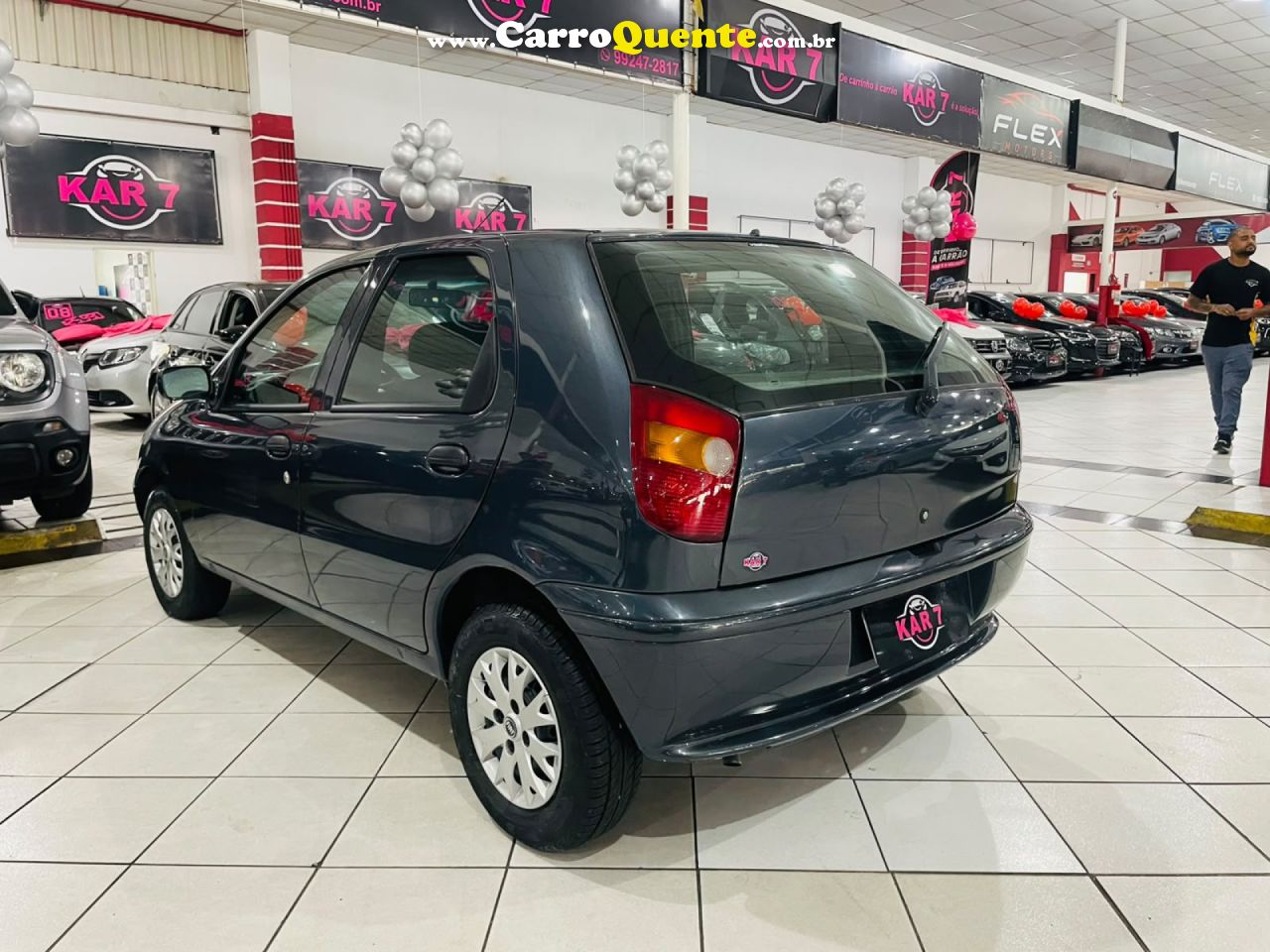 FIAT   PALIO EX 1.0 MPI 4P   CINZA 2000 1.0 GASOLINA - Loja