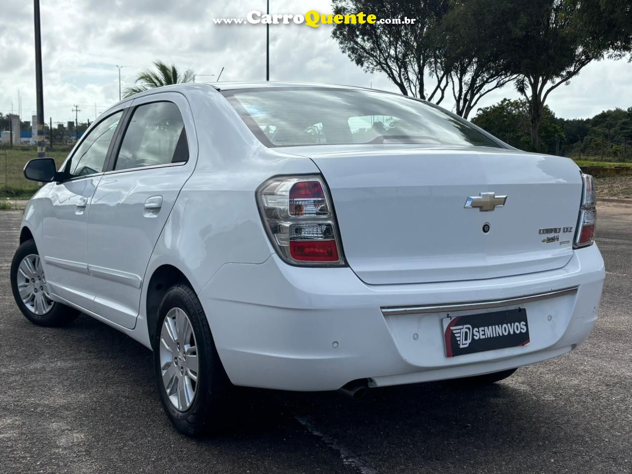 CHEVROLET   COBALT LTZ 1.8 8V ECONO.FLEX 4P AUT.   BRANCO 2015 1.8 FLEX - Loja