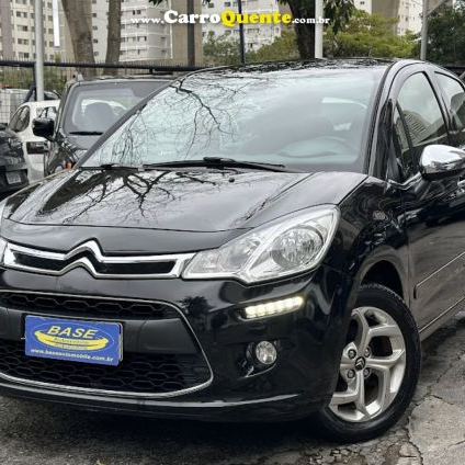CITROËN   C3 EXCL. 1.6 VTI FLEX START 16V 5P MEC.   PRETO 2013 1.6 FLEX