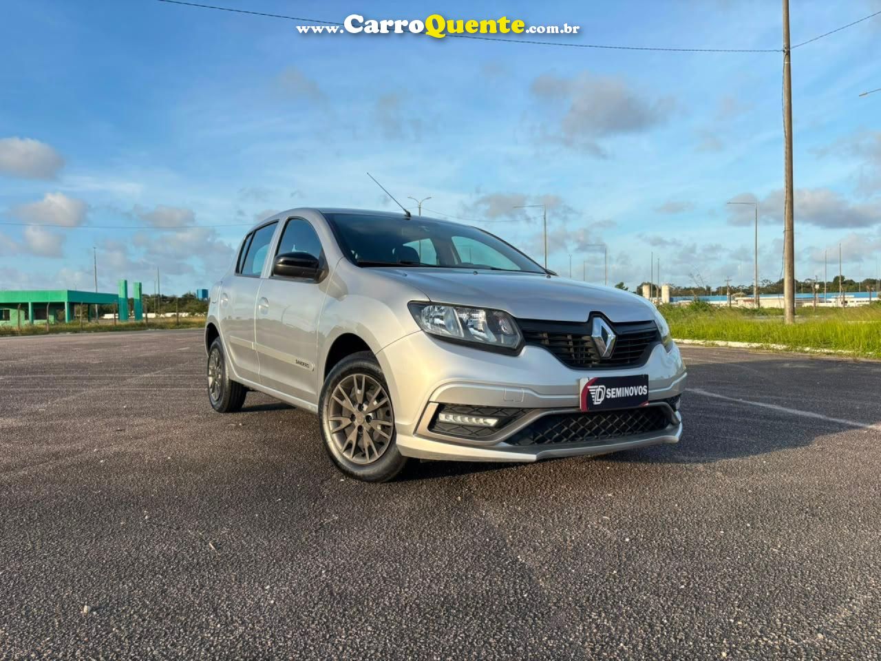 RENAULT   SANDERO S EDITION FLEX 1.0 12V 5P MEC.   PRATA 2023 1.0 FLEX - Loja