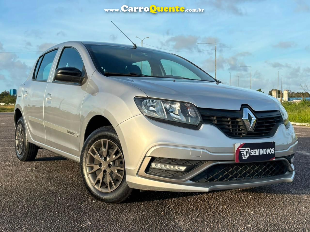 RENAULT   SANDERO S EDITION FLEX 1.0 12V 5P MEC.   PRATA 2023 1.0 FLEX - Loja
