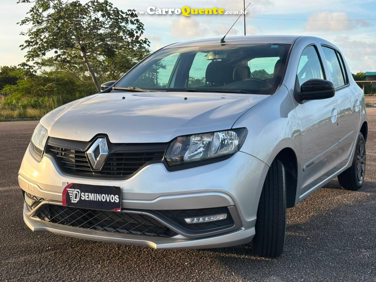 RENAULT   SANDERO S EDITION FLEX 1.0 12V 5P MEC.   PRATA 2023 1.0 FLEX - Loja