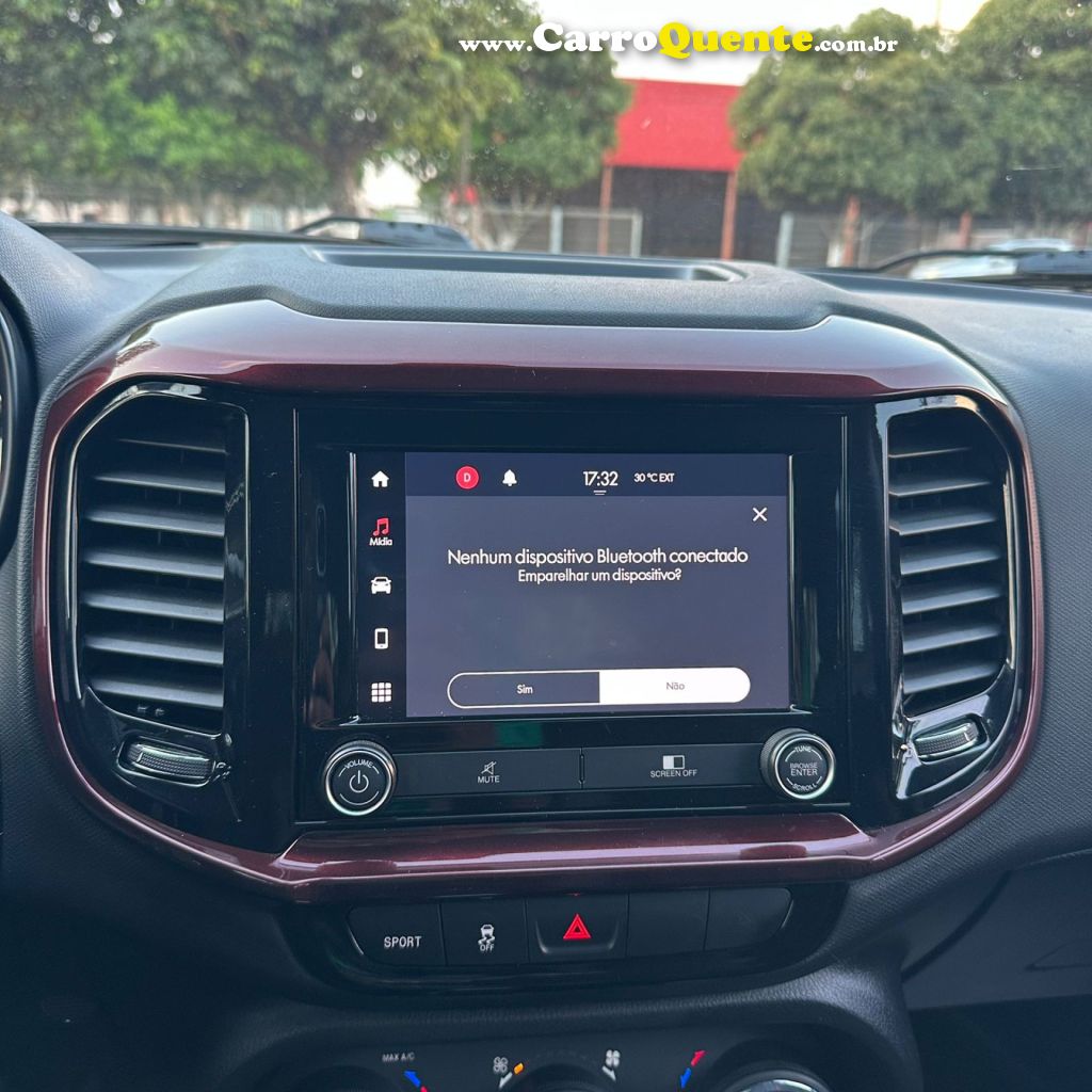 FIAT   TORO FREEDOM 1.8 16V FLEX AUT.   BRANCO 2021 1.8 FLEX - Loja