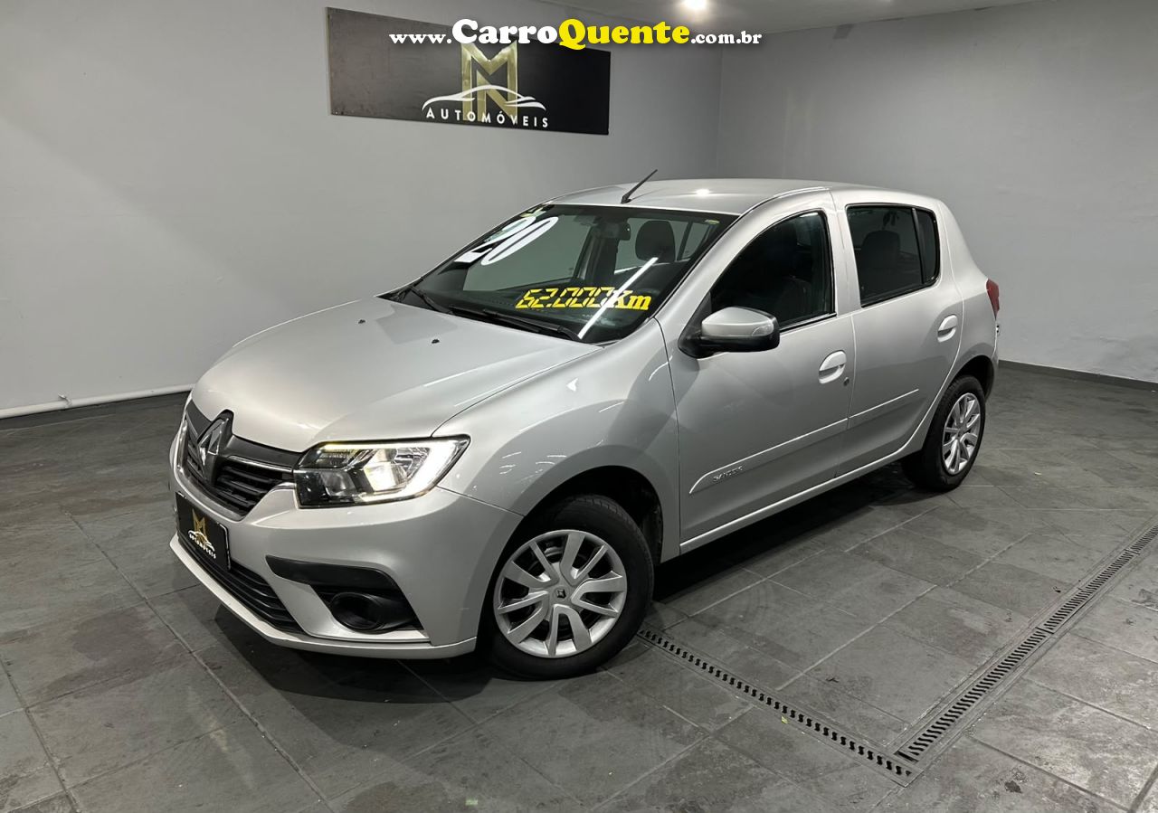 Sandero ZEN 1.0 Flex 2020 - 62.000KM 2020 - Loja