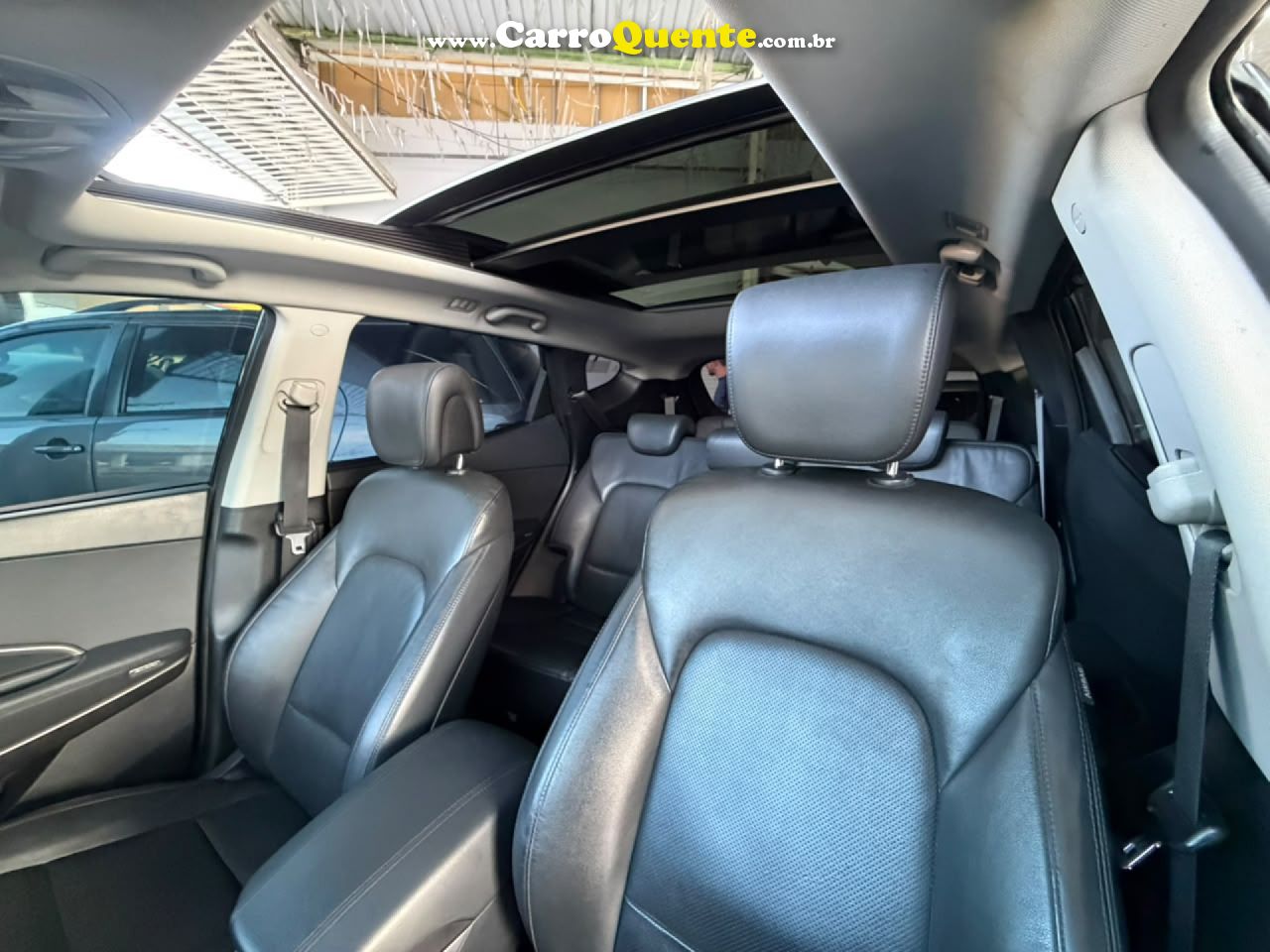 HYUNDAI   SANTA FEGLS 3.3 V6 4X4 TIPTRONIC   PRETO 2019 3.3 GASOLINA - Loja