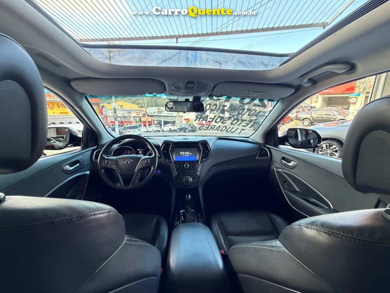 HYUNDAI   SANTA FEGLS 3.3 V6 4X4 TIPTRONIC   PRETO 2019 3.3 GASOLINA - Loja