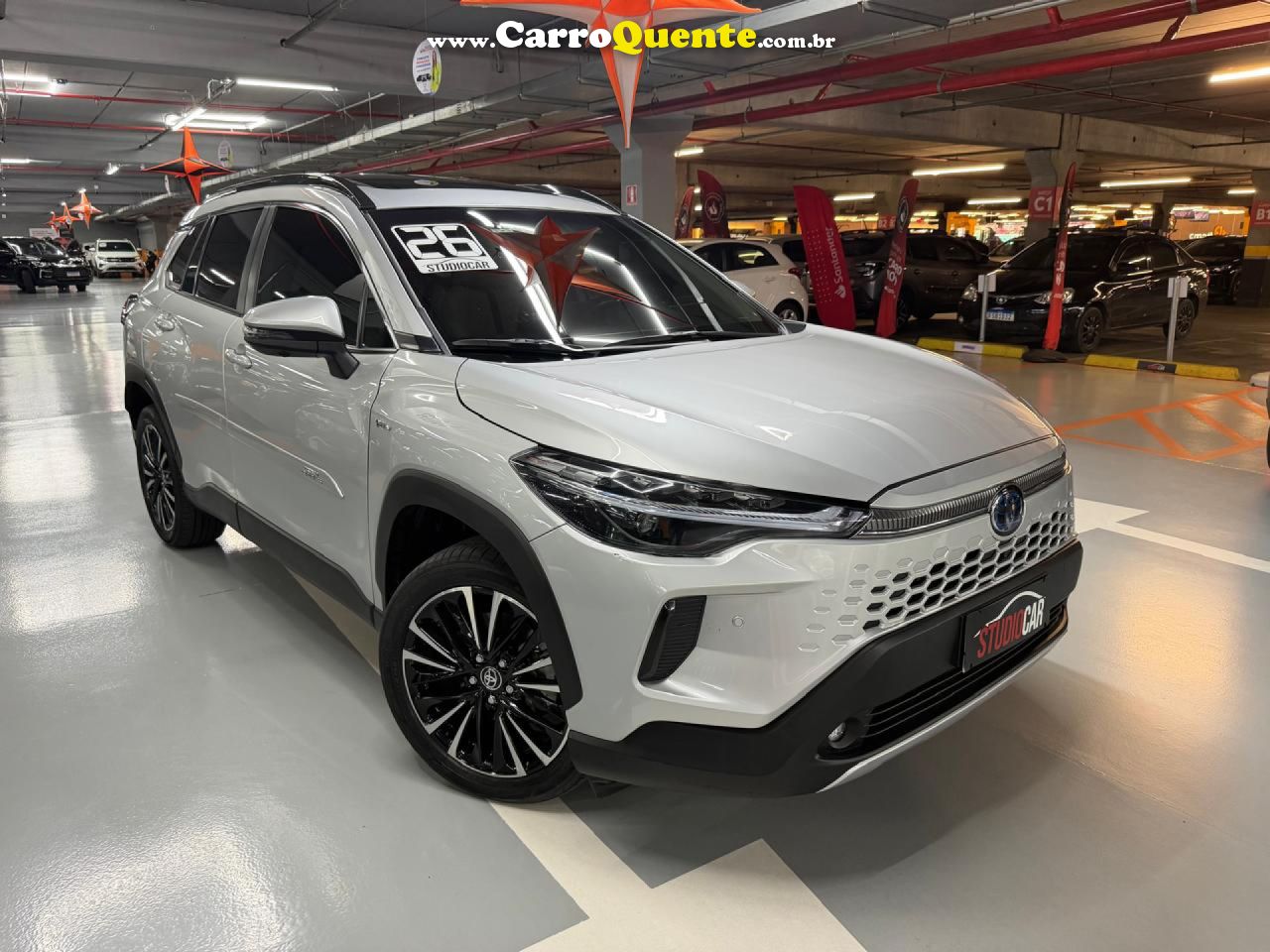 TOYOTA   COROLLA CROSS XRX 1.8 16V AUT.(HYBRID)   PRATA 2026 1.8 FLEX E ELÉTRICO - Loja