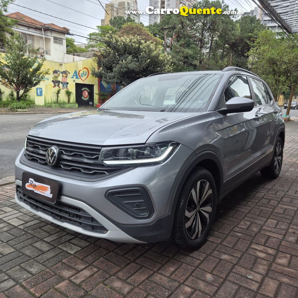 VOLKSWAGEN   T-CROSS 200 TSI 1.0  FLEX 12V 5P AUT.   PRATA 2025 1.0 FLEX - Loja