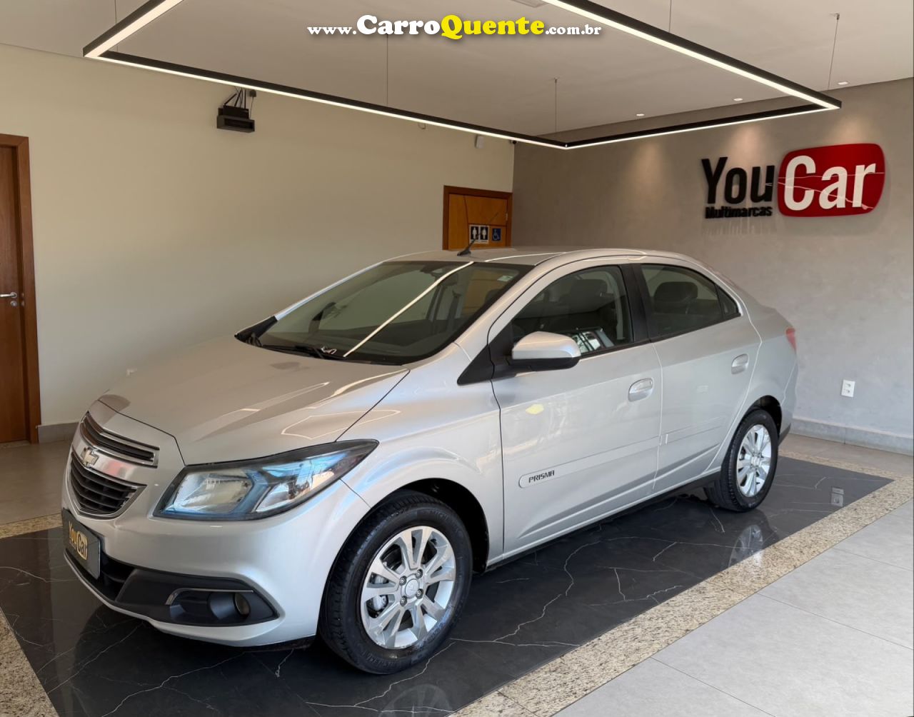 CHEVROLET   PRISMA SED. LTZ 1.4 8V FLEXPOWER 4P   PRATA 2015 1.4 FLEX - Loja
