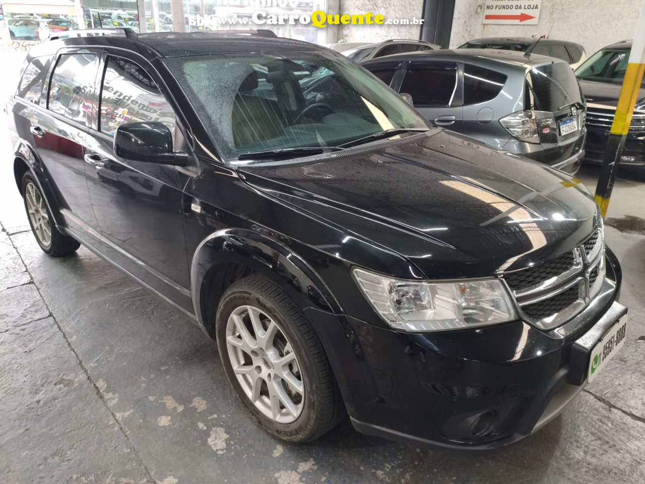 DODGE   JOURNEY RT  3.6 V6 AUT.   PRETO 2018 3.6 GASOLINA - Loja