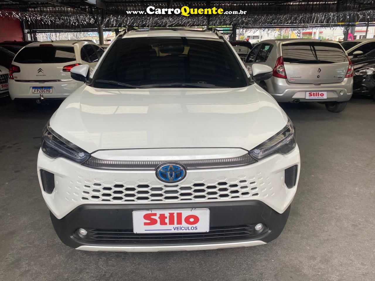 TOYOTA   COROLLA CROSS XRX 1.8 16V AUT.(HYBRID)   BRANCO 2025 1.8 FLEX E ELÉTRICO - Loja