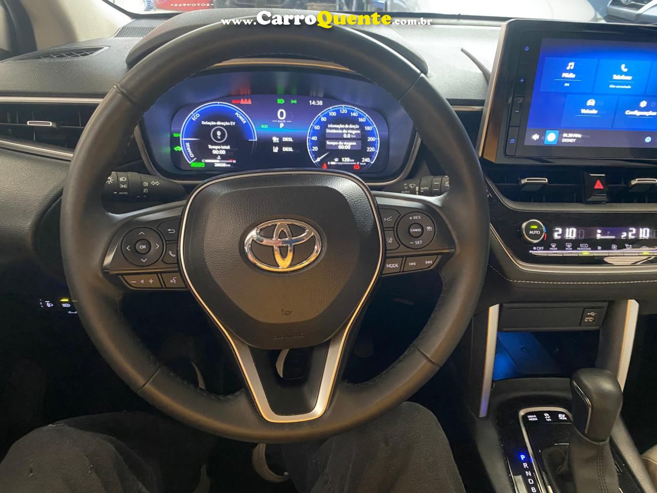 TOYOTA   COROLLA CROSS XRX 1.8 16V AUT.(HYBRID)   BRANCO 2025 1.8 FLEX E ELÉTRICO - Loja