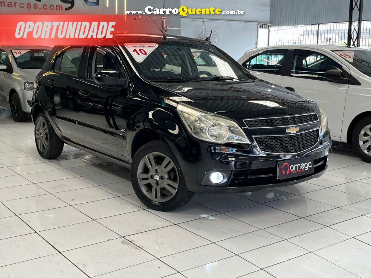 CHEVROLET   AGILE LTZ 1.4 MPFI 8V FLEXPOWER 5P   PRETO 2010 1.4 FLEX - Loja