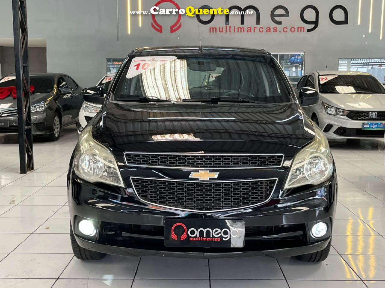 CHEVROLET   AGILE LTZ 1.4 MPFI 8V FLEXPOWER 5P   PRETO 2010 1.4 FLEX - Loja