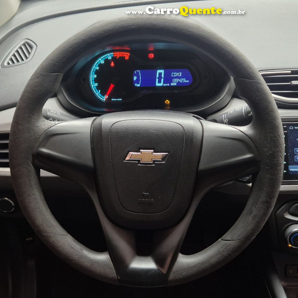 CHEVROLET   ONIX HATCH LT 1.0 8V FLEXPOWER 5P MEC.   BRANCO 2015 1.0 FLEX - Loja