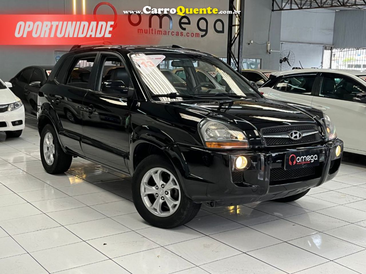 HYUNDAI   TUCSON 2.0 16V FLEX AUT.   PRETO 2013 2.0 FLEX - Loja
